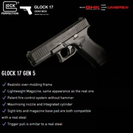 UMAREX / GHK Glock G17 Gen5 MOS GBB Airsoft