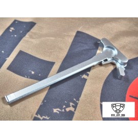 APS Match Style Cocking Handle For AEG (Silver)
