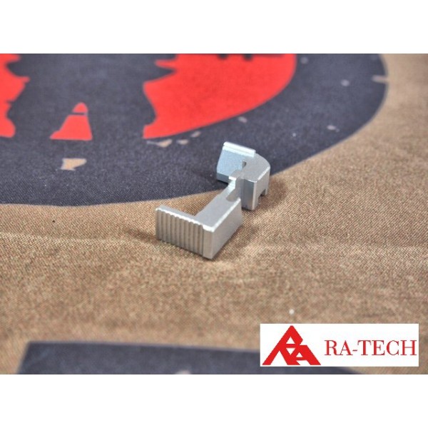 RA-TECH CNC Aluminum mag release for WE glock Gen4 (Silver)