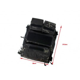 TMC Pouch Zip Panel NG version ( Multicam Black)