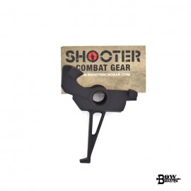 BOW MASTER CNC Steel Flat Trigger For Marui AK GBBR Series (TYPE A)