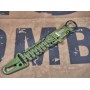 SCG Paracord Fire Starter Tactical Keychain with whistle (OD)