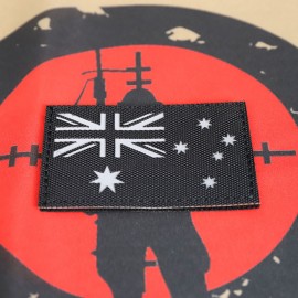 SCG Laser cut Patch  "Australian Flag-BK"
