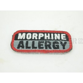 MSM Hoop & Loop Patch "Morphine Allergy-SWAT"