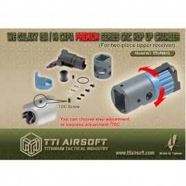 TTI Airsoft CNC Hop-Up Chamber For Galaxy 1911 & Hi-Capa Premium GBB Airsoft