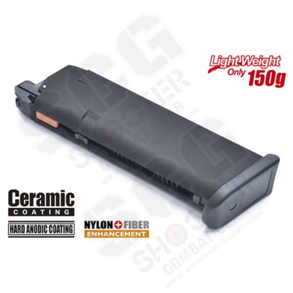 Guarder Light Weight Aluminum Magazine For MARUI G17 Gen5 (Black) Guarder Light Weight Aluminum Magazine For MARUI G17 Gen5 (Black)