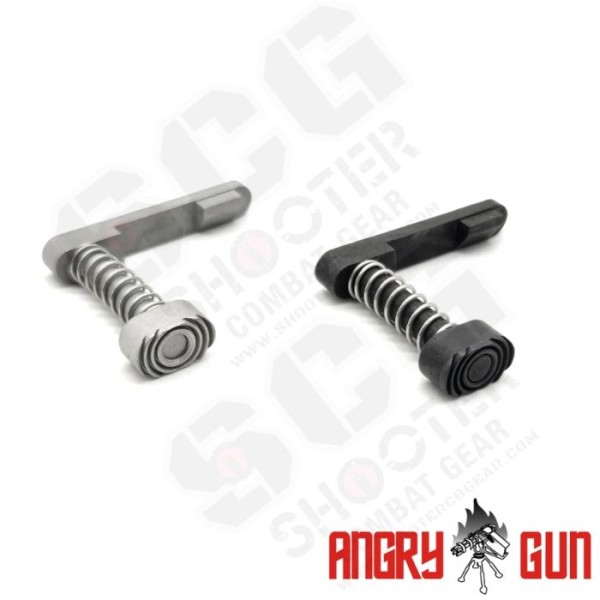 Angry Gun Stainless Steel Magazine Release for Marui M4 MWS GBB Airsoft Angry Gun Stainless Steel Magazine Release for Marui M4 MWS GBB Airsoft