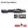 ANGRY GUN MONOLITHIC STEEL BOLT CARRIER For Marui MWS/MTR GBB Blank / BC* / AERO / G Style ) ( Black )