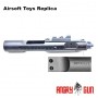 ANGRY GUN MONOLITHIC STEEL BOLT CARRIER With G.2 MPA Nozzle For Marui MWS/MTR GBB Blank / BC* / AERO / G Style ) ( Black )