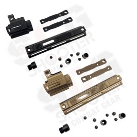 AIRSOFT ARTISAN PM Style Scar Mlok Front set Kit For Toyko Marui SCAR series (DDC/ BK)