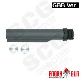 Angry Gun Mil-Spec CNC 6 Position buffer tube - Cerakote Grey Edition (GBB)