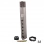 BJTAC CNC 6 POSITION MIL-SPEC BUFFER TUBE For VFC/ GHK/ MWS GBB (GRAY)