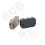 FCC PMM Style Oversized Offset Bolt Stop Release Pedal For GBB / PTW / MWS ( Black / DE )