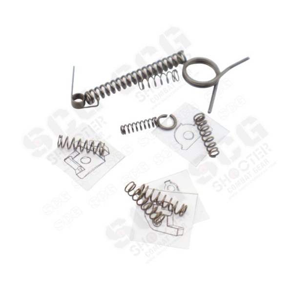 Taipei Refit Enhanced trigger box spring set For Salvo / Double Eage MCX GBBR Series