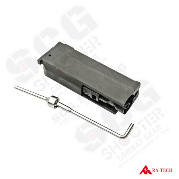 RA-TECH WE SCAR H V3 GBB CNC steel bolt carrier with Magnetic Locking NPAS plastic loading nozzle
