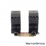VECTOR OPTICS X-ACCU 34mm Adjustable Elevation Picatinny Rings