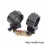 VECTOR OPTICS X-ACCU 34mm Adjustable Elevation Picatinny Rings