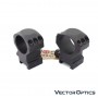 VECTOR OPTICS 30mm X-Accu 1.25" Medium Profile Picatinny Scope Rings