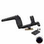 AIRSOFT ARTISAN BO STYLE 1.7" HEIGTH 30MM MODULAR MOUNT WITH ONE ACCESSORY RING CAP ( BLACK