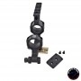 AIRSOFT ARTISAN BO STYLE 1.7" HEIGTH 30MM MODULAR MOUNT WITH ONE ACCESSORY RING CAP ( BLACK