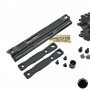 AIRSOFT ARTISAN PMM Style Scar Front set Kit For Toyko Marui SCAR EBB series (Black)
