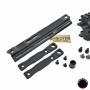 AIRSOFT ARTISAN PMM STYLE SCAR FRONT SET KIT FOR WE SCAR GBB / AEG SERIES (Black)