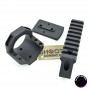 AIRSOFT ARTISAN BO Style One Accessory Ring Cap with Rail / RMR Adapter( BK)