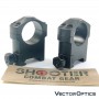 Vector Optics Tactical 25.4mm High Mark Weaver Mount Rings