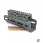 Hephaestus AKS-74U M-LOK Handguard Set with Railed Gas Tube ( Type III Hard-coat Anodized ) for GHK / LCT AK Airsoft Series