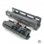 Hephaestus AKS-74U M-LOK Handguard Set with Railed Gas Tube ( Type III Hard-coat Anodized ) for GHK / LCT AK Airsoft Series