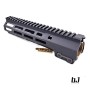 BJTAC 7075 CNC Receiver (SUPER DUTY) w/ 9.3 inch MK16 Rail Set For Marui MWS M4 GBB 