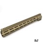 BJTAC CNC 7075 G Style RECEIVER (GFR) w/ 16.5 inch MK16 Rail  amd outer barrel Set For Marui MWS M4 GBB Airsoft (DDC)