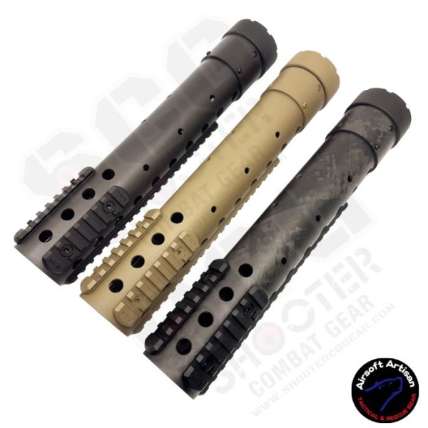 AIRSOFT ARTISAN 12" Mod H Front Set For M4/M16 Series AEG / GBB / PTW ( MATT BLACK / CARBON PATTERN / DARK EARTH ) AIRSOFT ARTISAN 12" Mod H Front Set For M4/M16 Series AEG / GBB / PTW ( MATT BLACK / CARBON PATTERN / DARK EARTH )