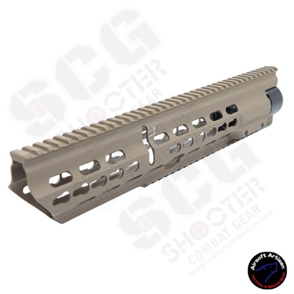 AIRSOFT ARTISAN HK417P Keymod Handguard VFC Umarex HK417 AEG/GBB (Tan)