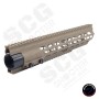 AIRSOFT ARTISAN HK417P Keymod Handguard VFC Umarex HK417 AEG/GBB (Tan)