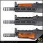 Hephaestus AKS-74U M-LOK Handguard Set with Railed Gas Tube ( Type III Hard-coat Anodized ) for GHK / LCT AK Airsoft Series