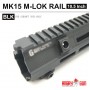 ANGRY GUN HK416 SUPER MODULAR RAIL M-LOK - 10.5 INCH (Marui Version -BK)