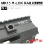 ANGRY GUN HK416 SUPER MODULAR RAIL M-LOK - 10.5 INCH (UMAREX Version -BK)