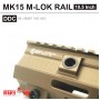 ANGRY GUN HK416 SUPER MODULAR RAIL M-LOK - 10.5 INCH (Marui Version -DDC)