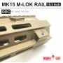 ANGRY GUN HK416 SUPER MODULAR RAIL M-LOK - 10.5 INCH (Marui Version -DDC)