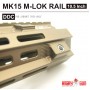 ANGRY GUN HK416 SUPER MODULAR RAIL M-LOK - 10.5 INCH (UMAREX Version -DDC)