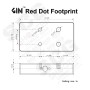 Vector Optics SCRA-GIN1 VAS™ GIN Footprint Adapter (SCRA-G1N1)