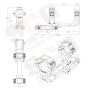 Vector Optics X-Accu 25.4mm 1" One Piece Cantilever High Picatinny Mount