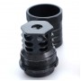 5KU Steel X37 AK Muzzle Brake with Blast Shield (24CCW)