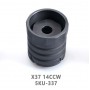 5KU Steel X37 AK Muzzle Brake with Blast Shield (24CCW)