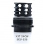 5KU Steel X37 AK Muzzle Brake with Blast Shield (24CCW)