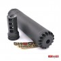 ANGRY GUN TORNADO DUMMY SILENCER - AR15/M4/416 Version - BLK