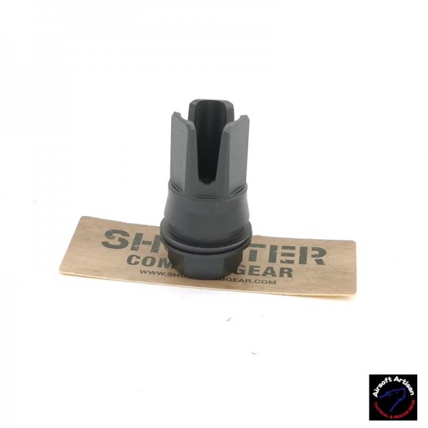 AIRSOFT ARTISAN 3 Prong Muzzle Brake for MCX QD Silencer