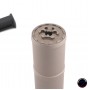 AIRSOFT ARTISAN CGS QD DUMMY SILENCER WITH DA FLASH HIDER ( Titanium Grey-14MM CCW )