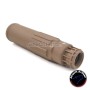 AIRSOFT ARTISAN CG SGI-6 STYLE DUMMY SILENCER WITH BIRDCAGE FLASH HIDER (Tan)